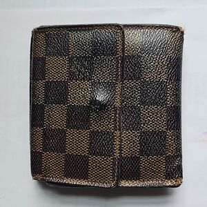 Authentic 2005 Vintage Louis Vuitton Damier Ebene Elise Wallet